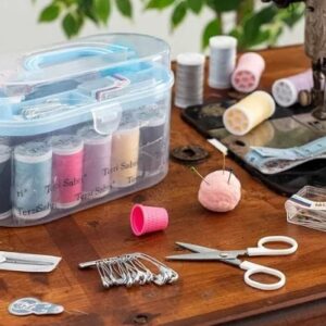 Kullanışlı Oval Kutu Dikiş Seti