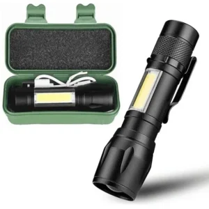 Şarjlı El Feneri Avcılık Feneri Kamp Feneri